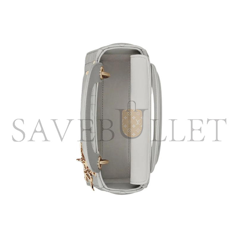 D*or mini lady D*or bag cloud gray cannage lambskin m0505onge-m51g (17*15*7cm)